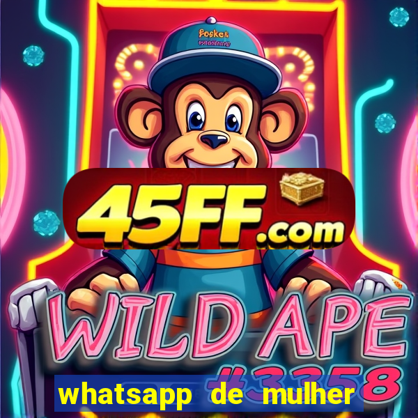 whatsapp de mulher de programa
